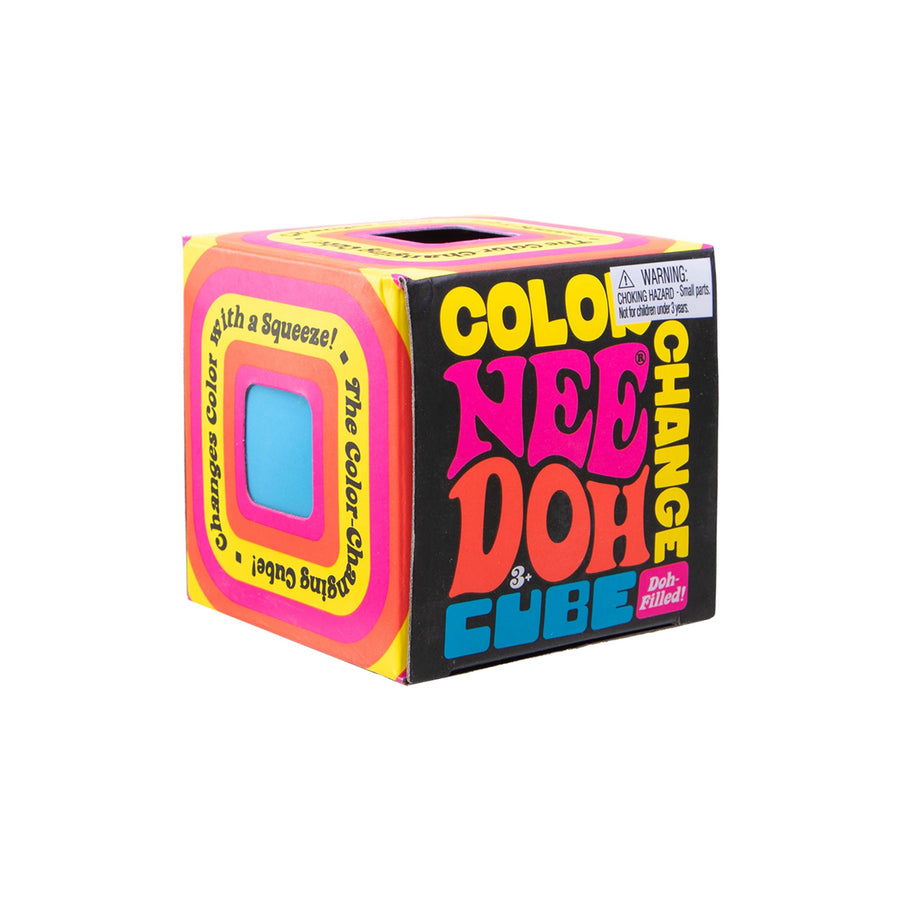 NeeDoh | Color Change Cube | 3 Asst. Top View - Bamsedyra AS