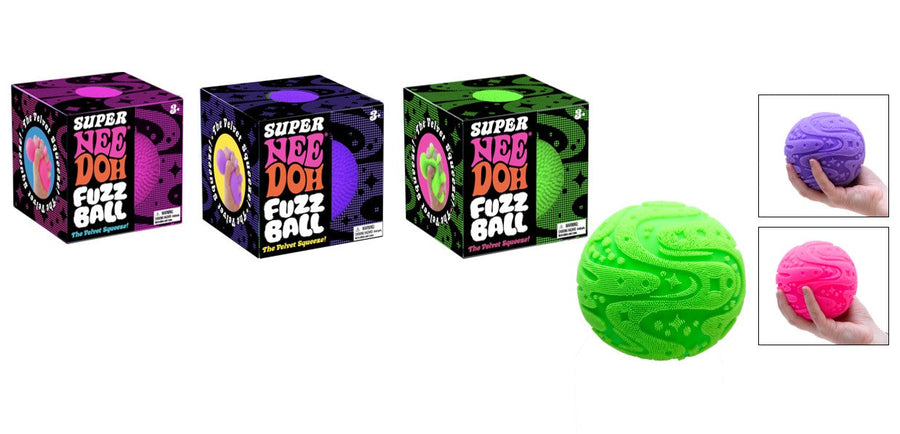 NeeDoh | Super Fuzz Ball | Assortert | Stor stressleke Angle - Bamsedyra AS