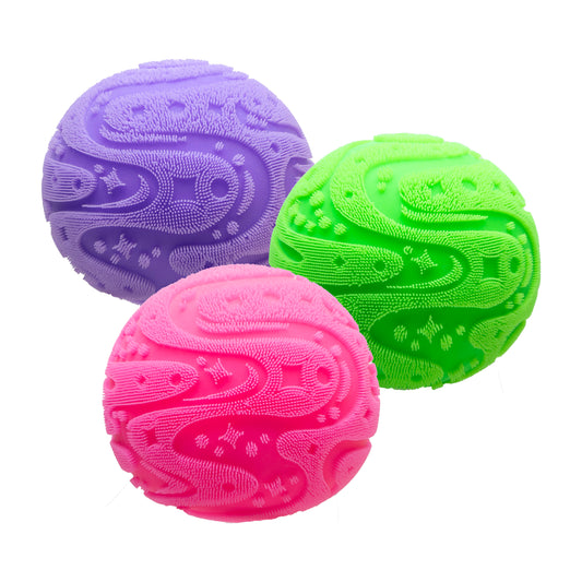 NeeDoh Super Fuzz Ball – stor sensorisk stressleke med ullete overflate