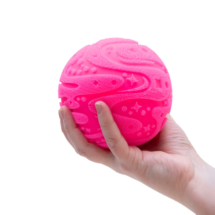 NeeDoh | Super Fuzz Ball | Assortert | Stor stressleke Back View - Bamsedyra AS