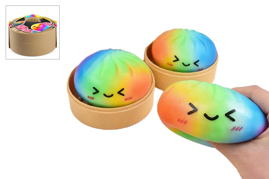 Squishy Dumpling Rainbow Foam 8,5 cm – Fidget i Steamer Basket