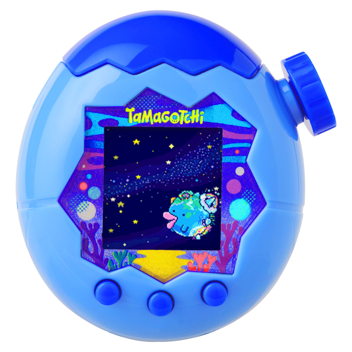 Tamagotchi Paradise – Blue Water | Bandai Back View - Bamsedyra AS