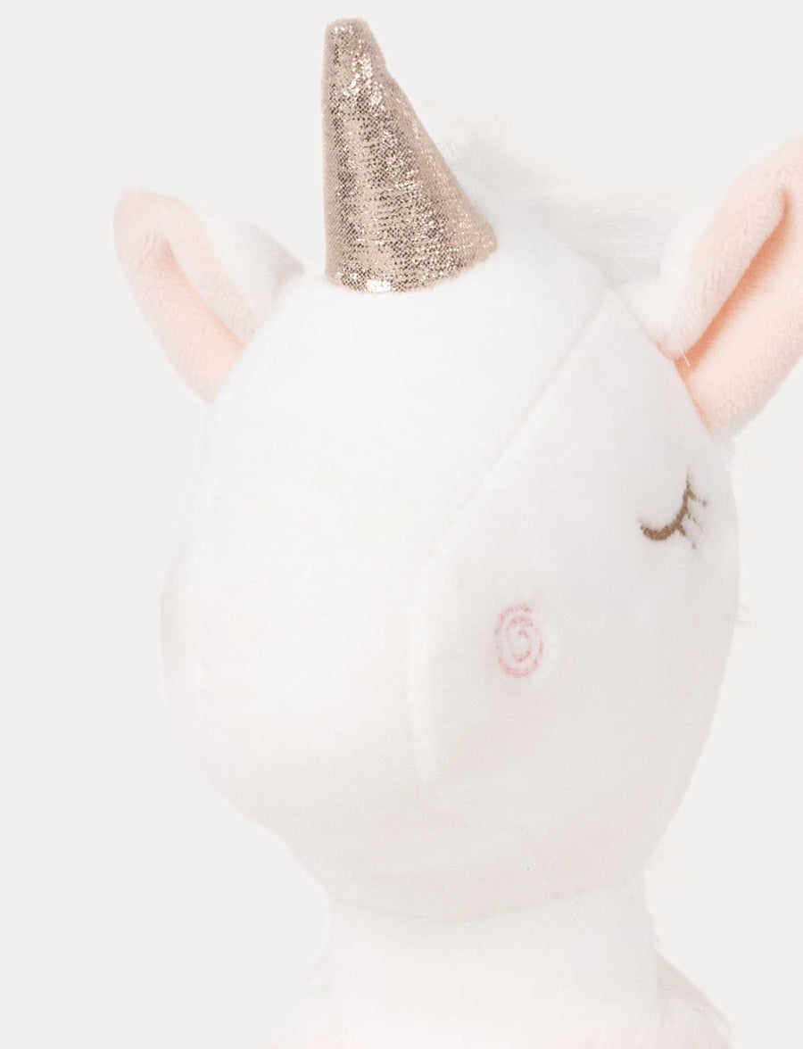 Teddykompaniet Ballerina Unicorn Ella Kosedyr – detalj av tutu og glitrende horn