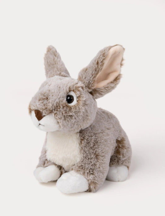 Teddykompaniet Dreamies Kaninbamse Melert – myk kanin med melert pels i rolige farger, 26 cm