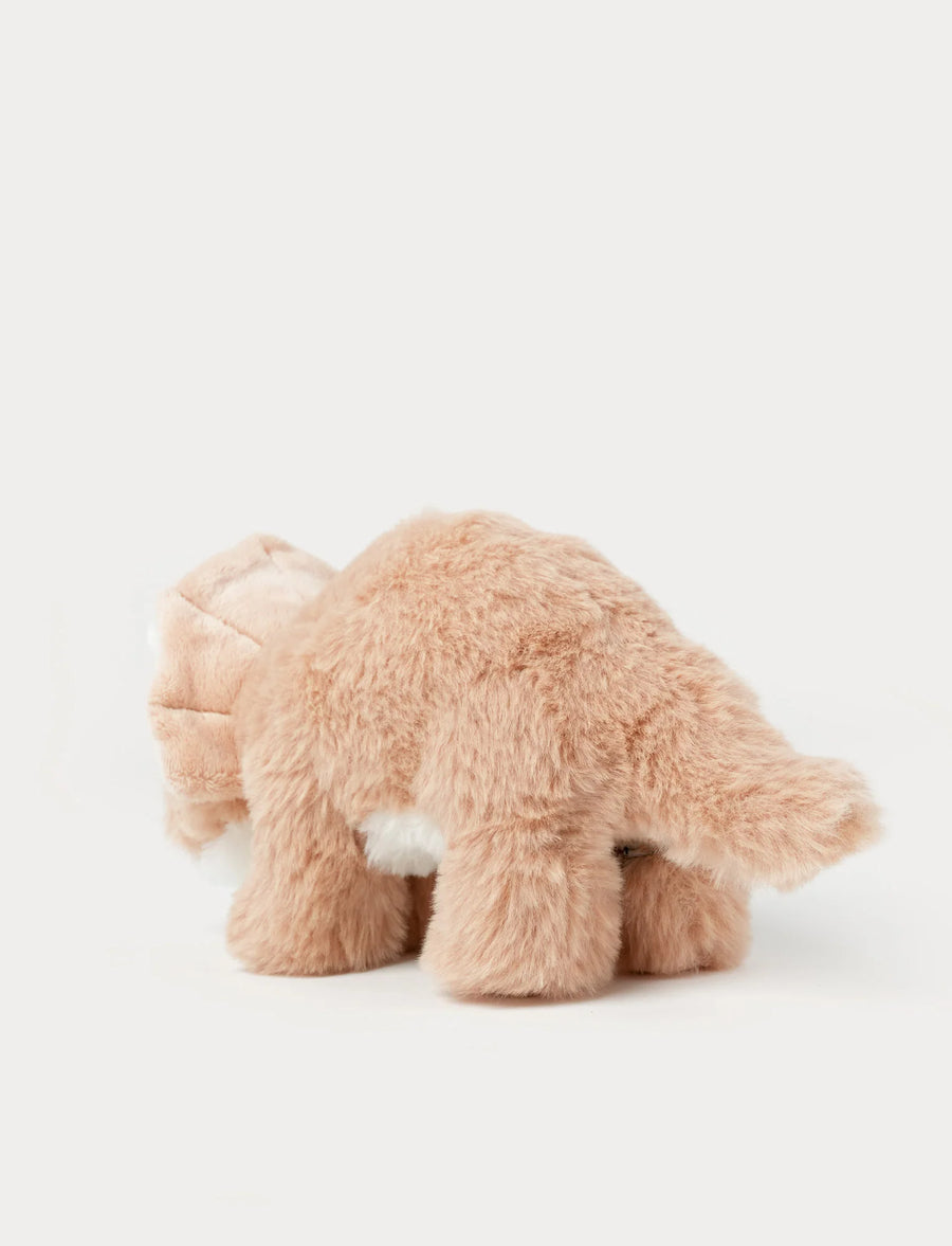 Triceratops 27 cm – beige | Teddykompaniet Close Up - Bamsedyra AS