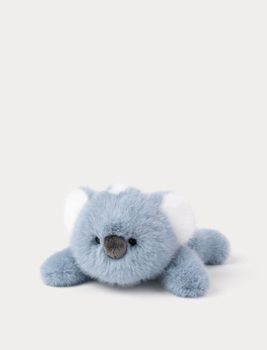 Liggende koalabamse 26 cm grå fra Teddykompaniet – forfra