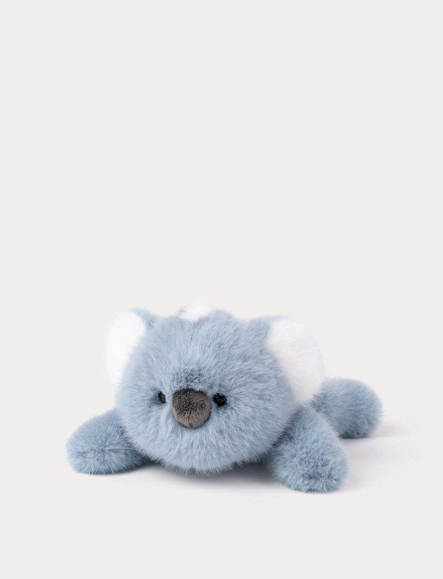 Liggende koalabamse 26 cm grå fra Teddykompaniet – forfra