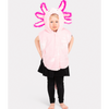Den Gode Fen Mini Cape Axolotl – rosa axolotl kappe med hette for barn, 1–4 år