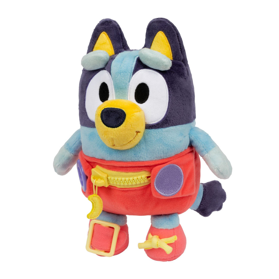 Bluey Dress & Play Bamse 26 cm – offisiell kle-på-bamse med Bluey-karakter
