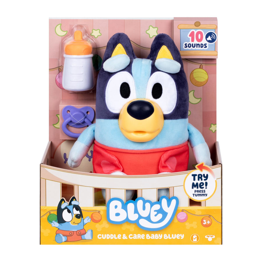 Bluey Baby bamse med lyd 25 cm Action View - Bamsedyra AS