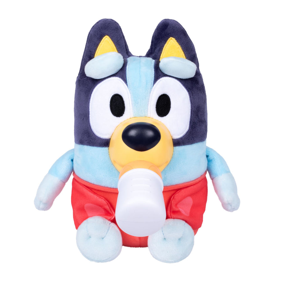 Bluey Baby bamse med lyd 25 cm Feature - Bamsedyra AS