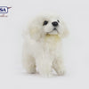 Hansa Creation Maremma Hundevalp Stående – naturtro hvit Maremma hyrde-valp plysj, 17 cm
