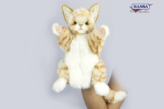 Ginger Cat Puppet | Hansa Creation - Bamsedyra AS