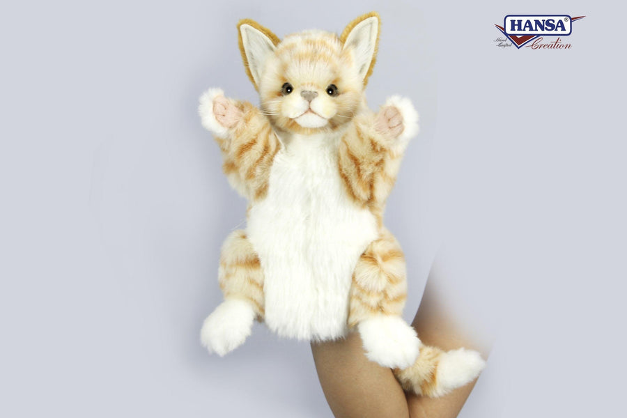 Ginger Cat Puppet | Hansa Creation - Bamsedyra AS