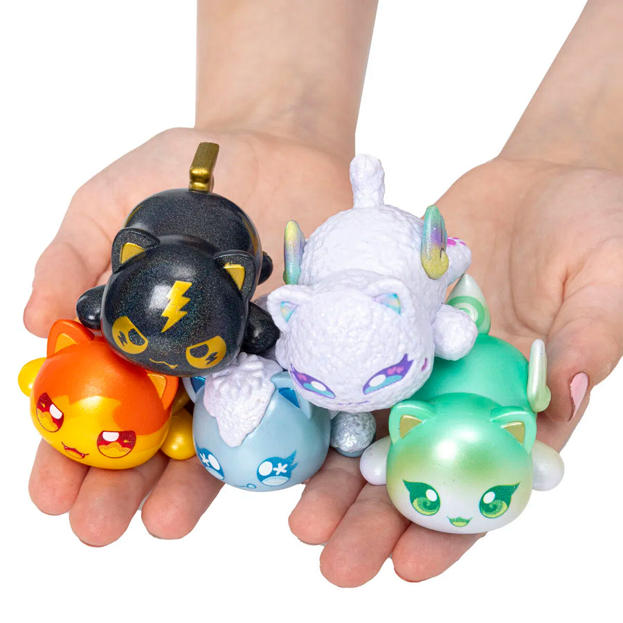 Aphmau | MeeMeow Elemental Glow Party 5-Pack | Assortert | 5 figurer Detail - Bamsedyra AS