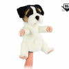Hansa Creation Jack Russell Hånddukke – naturtro hvit og brun Jack Russell hånddukke
