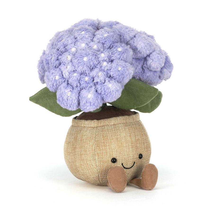 Jellycat | Amuseables Hydrangea | Lilla/Grønn | ca. 25 cm - Bamsedyra AS