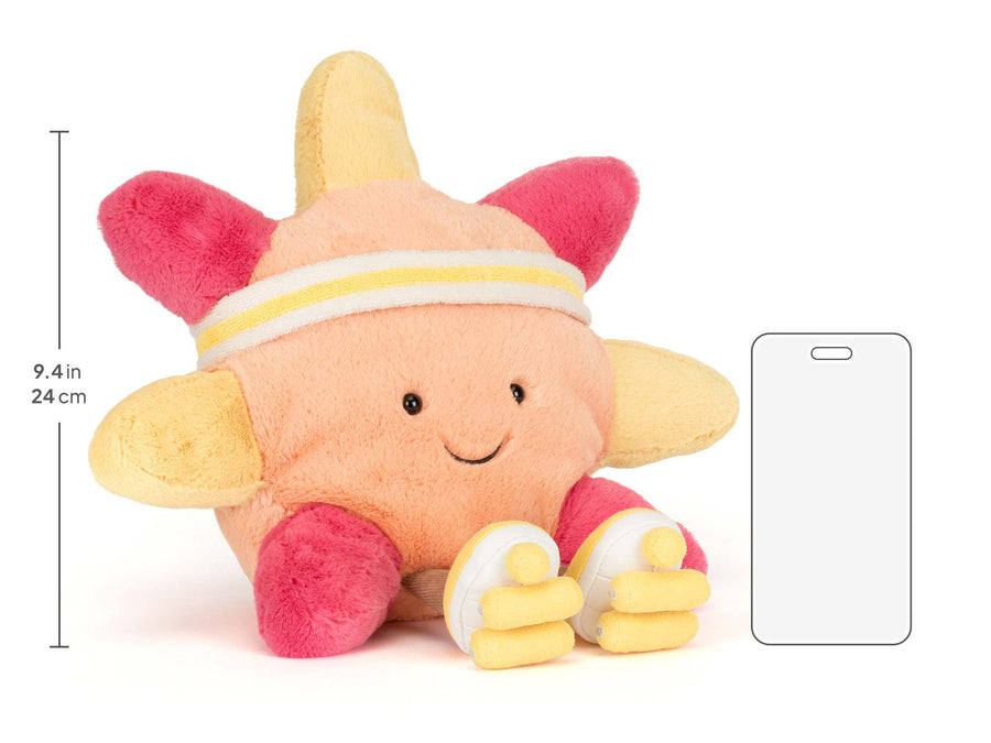 Jellycat | Amuseables Sun Roller Skates | Gul | 30 cm