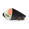 Jellycat Amuseables Coneroi Temaki – håndrulle-sushikosedyr med smil, 17 cm