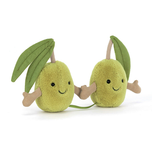Jellycat | Amuseables Pair of Olives | Grønn | ca. 12 cm - Bamsedyra AS