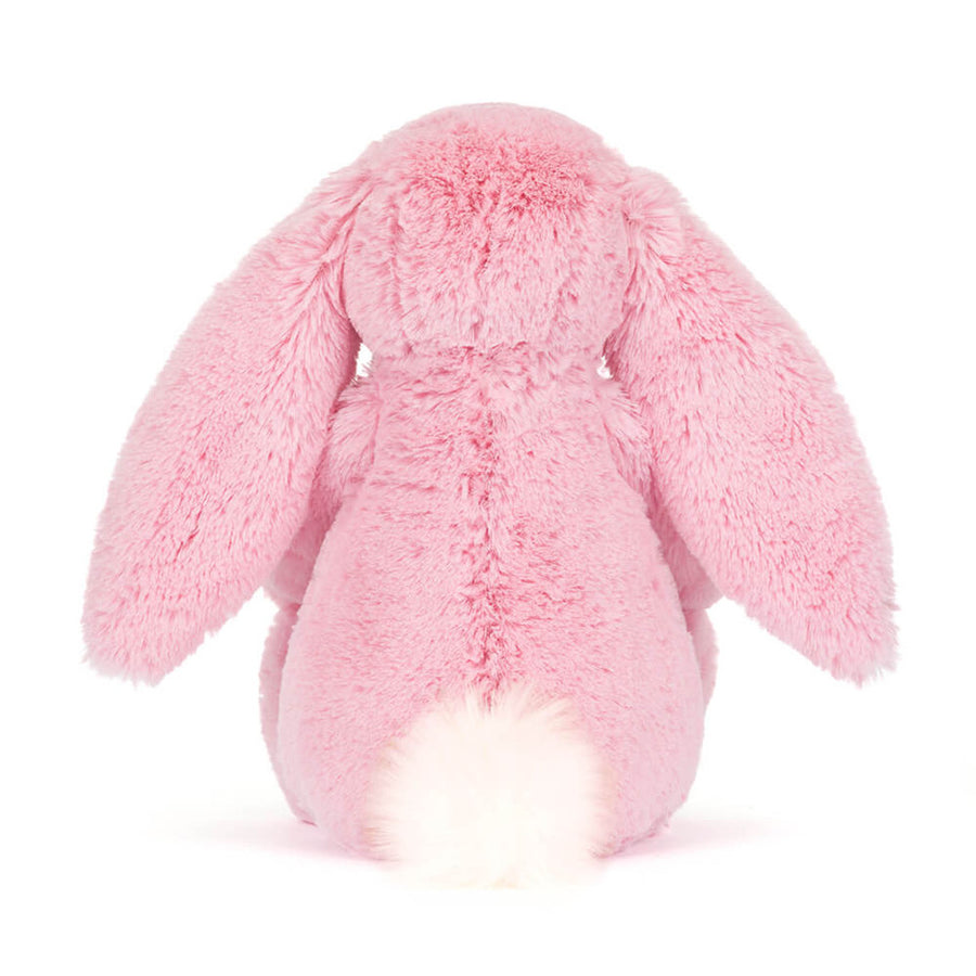 Jellycat | Blushkin Blossom Luxe Bunny Original | Rosa | ca. 31 cm Back View - Bamsedyra AS