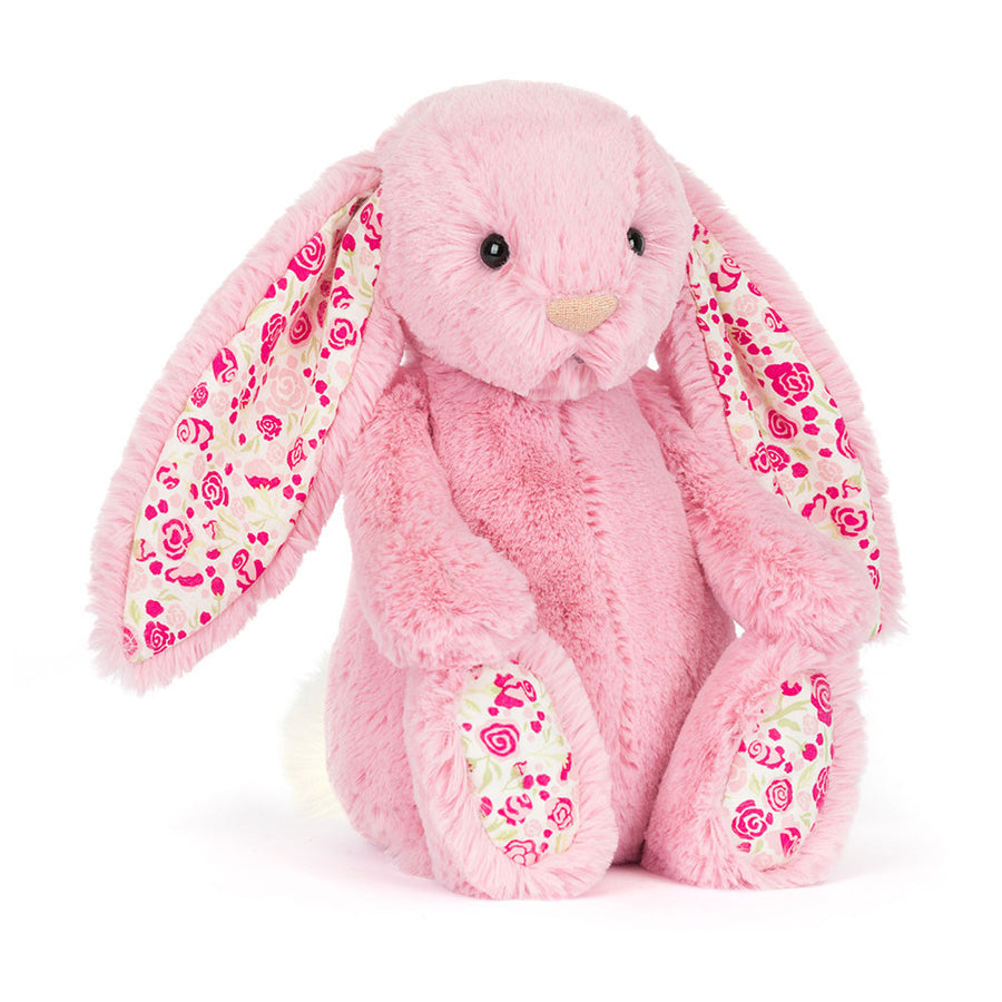 Jellycat | Blushkin Blossom Luxe Bunny Original | Rosa | ca. 31 cm - Bamsedyra AS