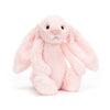 Jellycat Bashful Pink Bunny Original – klassisk rosa kaninbamse med lange ører og broderte øyne, medium