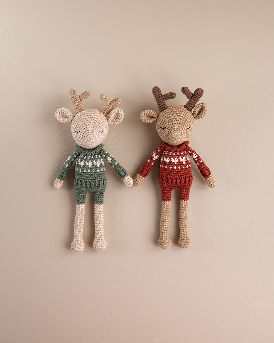 Robin Reindeer Hjertesweater Feature | Patti Oslo - Bamsedyra AS