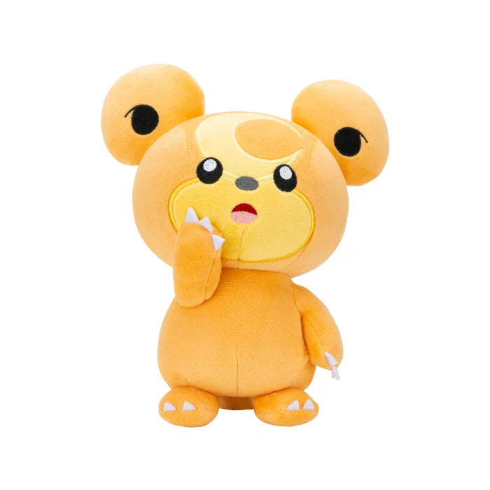 Pokémon | Teddiursa Kosedyr | Oransje | 20 cm Side View - Bamsedyra AS