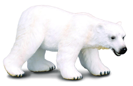 CollectA Isbjørn Figur – naturtro isbjørn arktisk dyrefigur, 11 cm