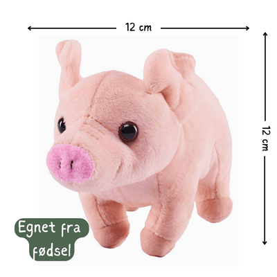 Wild Republic Pocketkins Eco Bondegårdsdyr Bamser – samling av miniatyr-bondegårdsdyr i myk plysj, 5 cm