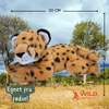 Wild Republic Ecokins Gepard Kosedyr – miljøvennlig gepard med flekkete pels, 100% resirkulert, ca. 30 cm