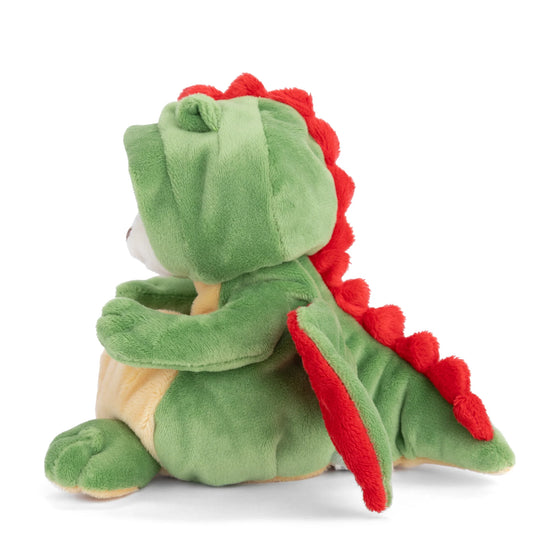 Ziggy Dragon bamse 15 cm i grønn dragehette fra Bukowski Design