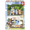 Educa Bluey Puslespill 2 x 16 brikker – Bluey-puslespill sett med to Brett