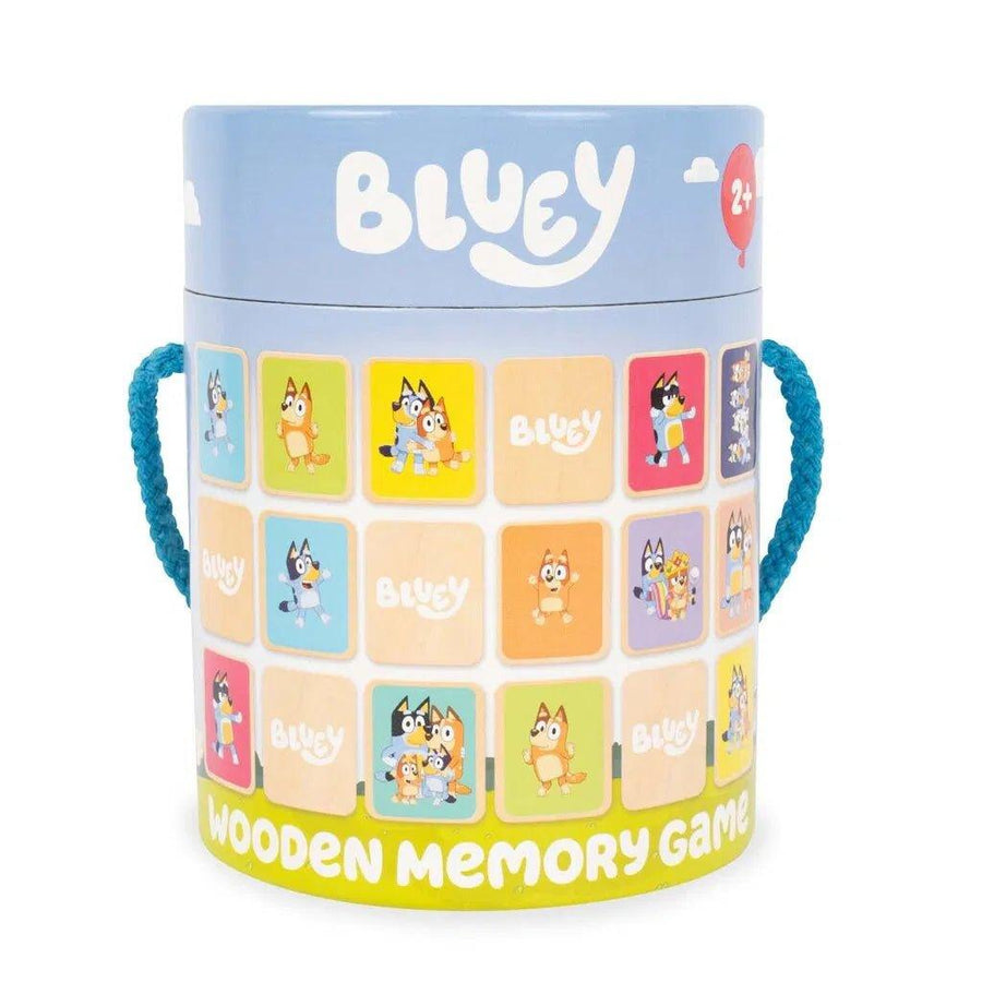 Bluey Memoryspill 18 brikker – offisielt Bluey memory-brettspill for barn