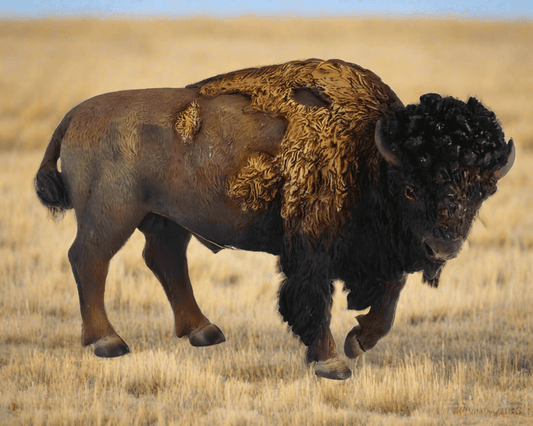 CollectA Amerikansk Bison Figur – naturtro bison med kraftige horn