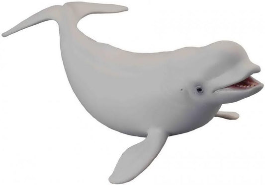 CollectA Beluga Hval Figur – naturtro hvit beluga-hval figur