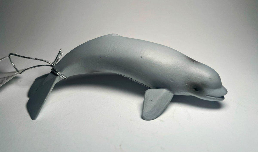 CollectA Beluga Hval Baby Figur – sidevisning av naturtro hvalbaby