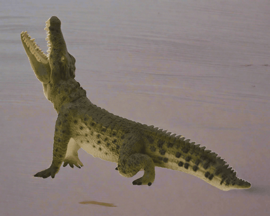 CollectA Krokodillefigur – naturtro krokodille med detaljerte skjell