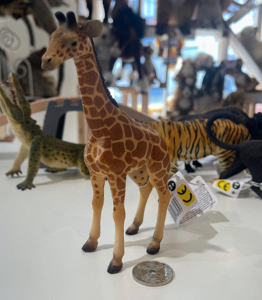 CollectA Sjiraffunge Figur – naturtro sjiraffkalv med flekkete pels og lang hals