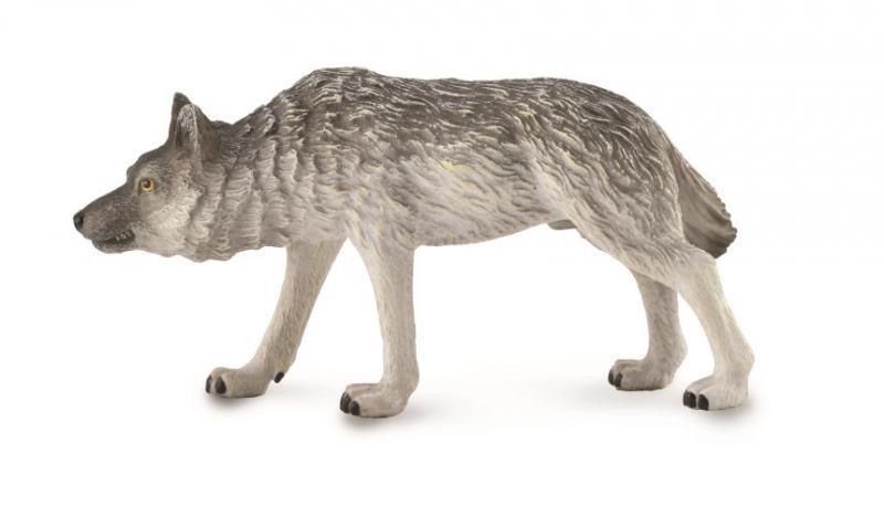 CollectA Gråulv Figur – naturtro gråulv figur