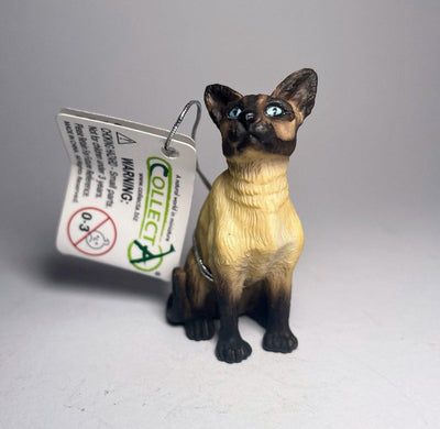 CollectA Siamesisk Katt Figur – naturtro siamesisk katte-figur med lys pels