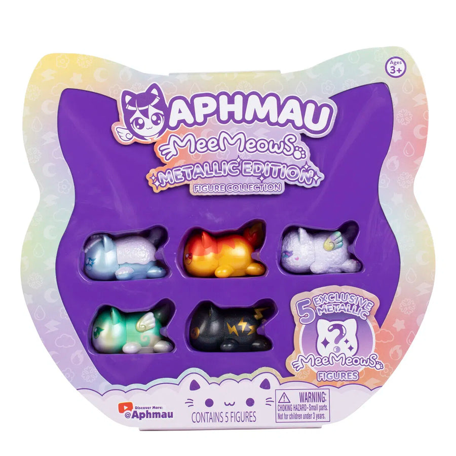 Aphmau | MeeMeow Elemental Glow Party 5-Pack | Assortert | 5 figurer - Bamsedyra AS