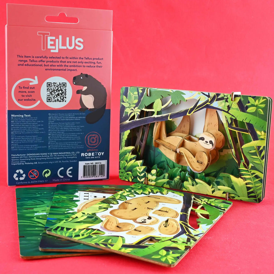 3D dyr & dinosaur puslespill – Eugy-alternativ | Velg variant Close Up - Bamsedyra AS