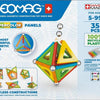 Geomag Supercolor Panels Recycled 35 deler | Magnetisk byggesett for barn - Bamsedyra AS