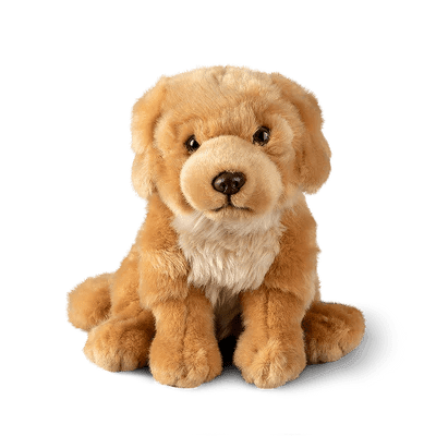 Living Nature Golden Retriever Kosedyr – naturtro golden retriever med myk gyllen pels og vennlig ansikt