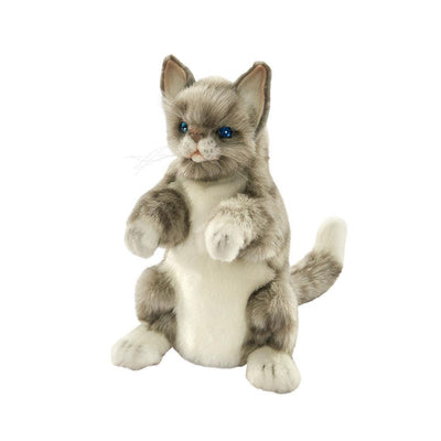 Cat Jacquard Hand Puppet | Hansa Creation - Bamsedyra AS