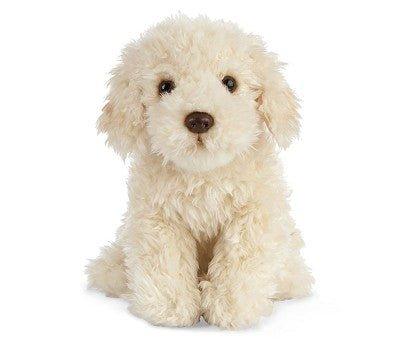 Living Nature Labradoodle Hundekosedyr – sidevisning med naturlig pels og kompakt myk kropp