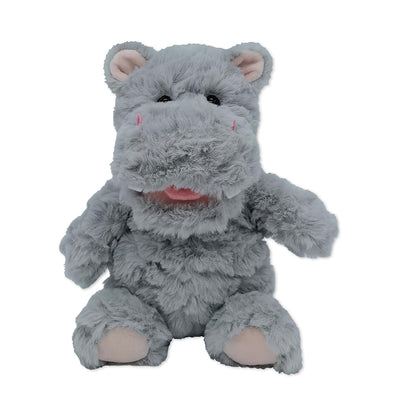 Grønn flodhestbamse Gloria fra Magni, 16 cm