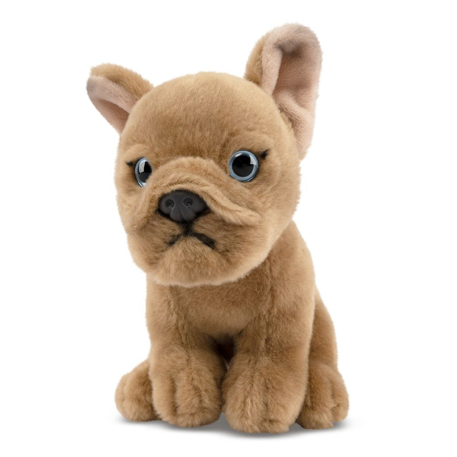 Living Nature Fransk Bulldog Valp Kosedyr – trekvartvisning med livaktig uttrykk
